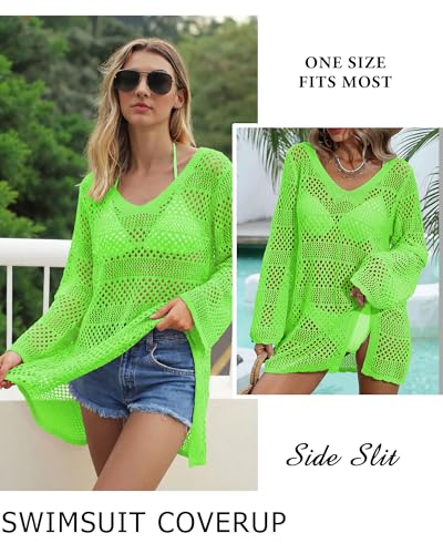 Image of CoCozy Crochet Cover Up for Women Mesh Hollow Out Bikini Cover Ups for Swimwear Summer Swimsuit 2026