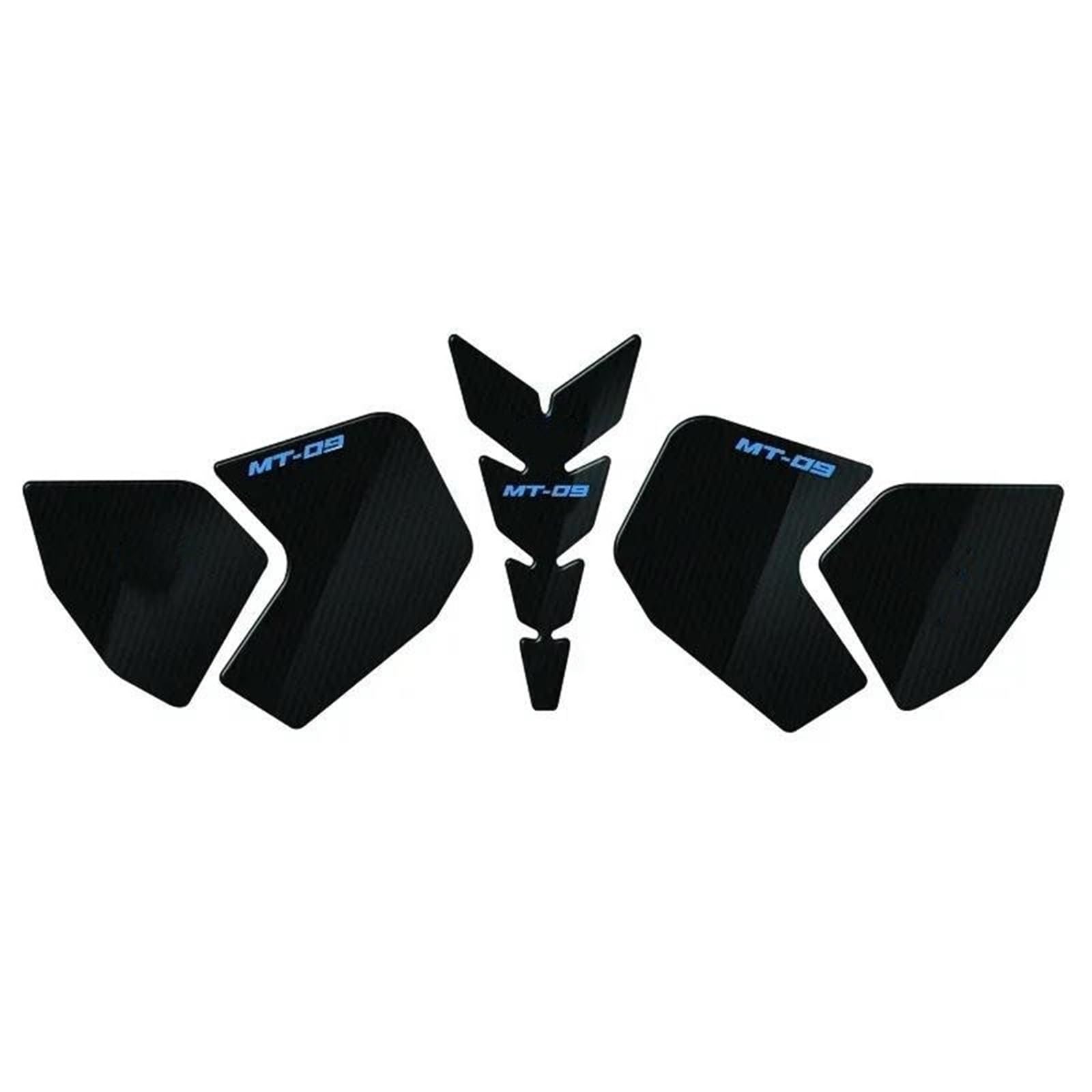 Ysdsls Color3 Motorcycle Tank Traction Pad Side Gas Grip Protective Sticker For Yamaha Fz09 Fz 09 Mt Mt09 2015 2013-2020(Color3)