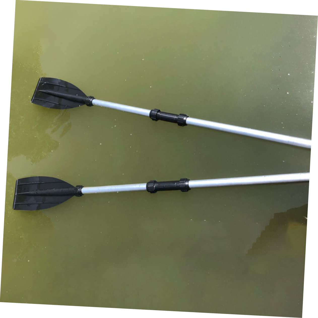 BESTonZON 2stücke Kajakpaddel Mit Aluminium-Schaft Schwimmpaddel Für Boote Verstellbare Leicht Und Robust Geeignet Für Kanu Und Kajak