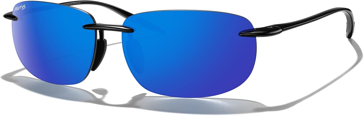 MERRY'S Rimless Sunglasses for Men Women Running Fishing Golf Surf Driving Rectangular Sunglasses S3528