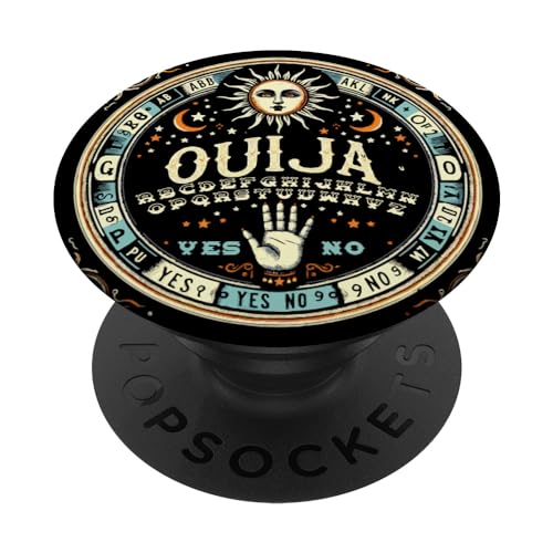 Ouija Board Paranormal Spirit Board Occult Halloween PopSockets Adhesive PopGrip