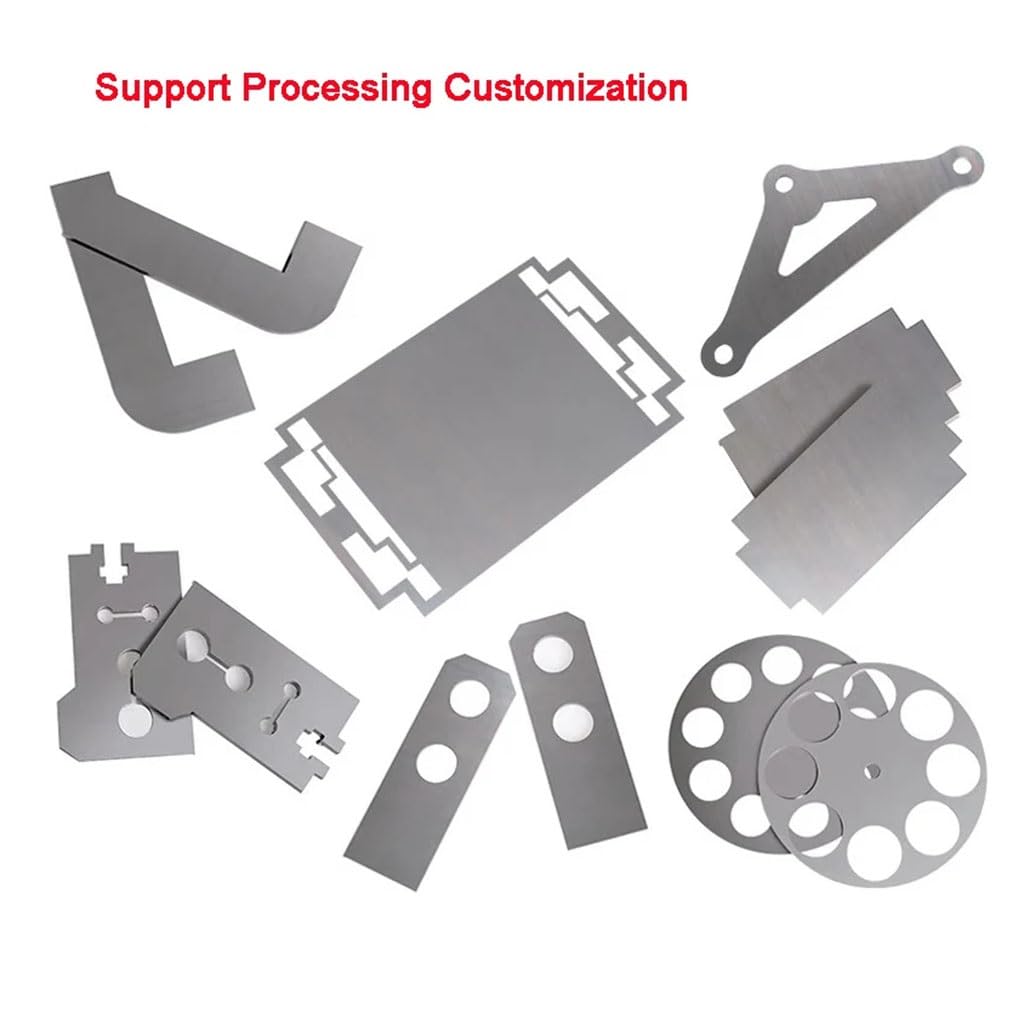 2 Stück A3-Eisenblech, Dicke 0,5 Mm, 0,6, 0,8, 1, 1,2 Mm, 1,5, 2, 3 Mm Eisenplatte for CNC-Rahmenmodellform, DIY-Konstruktion, Eisenpolster(100mm*200mm*2mm)