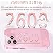 Hipipooo Mini Smartphone 4G Unlocked 3.0 Inch Android Quad Core Dual Sim Face ID Premium Child Phone 2600mAh Kids Small Mobile Phone Student Pocket Cellphone (Dream Pink,2GB+16GB)