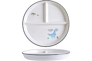 Adorable Glass Toddler Plates for Healthy Snacking