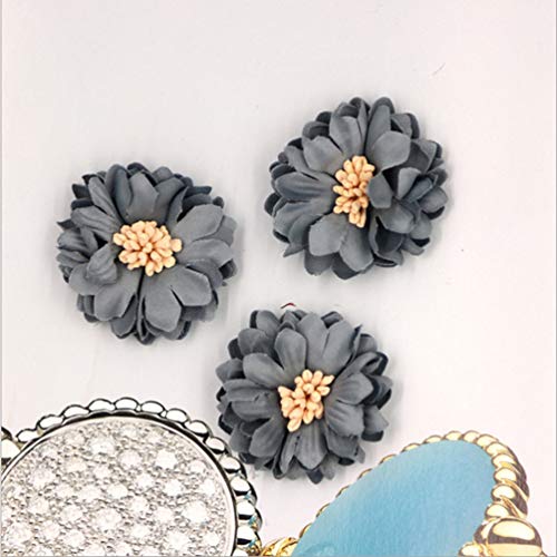 Ornamentos florales simulados para ropa 20 piezas miniatura 6