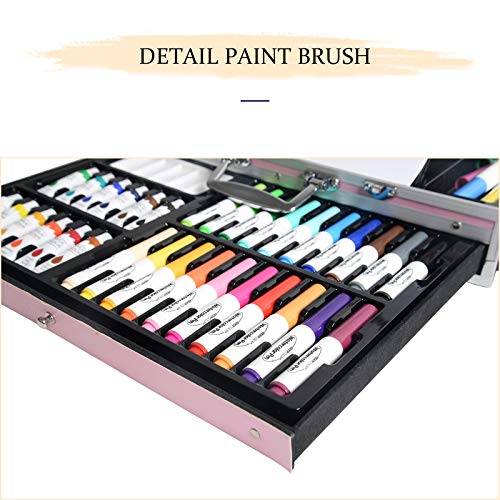 image for KIDDYCOLOR 135Pcs Painting Drawing Art Set for Kids with Sketchpad Alu