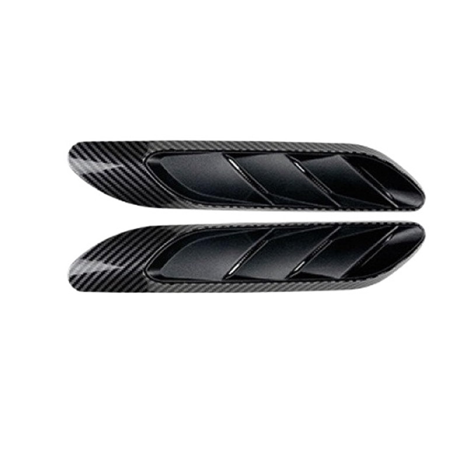 Side Vent Decor Sticker Fit for Mercedes C Class W206 C200 C260 C63 2022+ Fender Vent Decal Sticker Kit Car Fender Side Vents(Carbon Fiber Grain)
