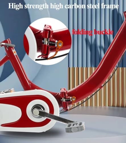 Triciclo Plegable para Adultos con Canasta, 20 Pulgadas miniatura 3
