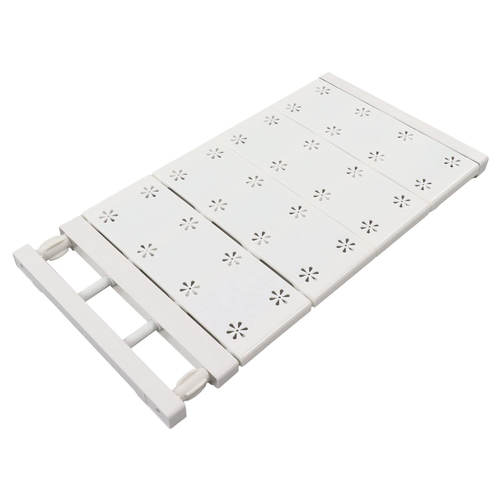 Condition photo showing New/Like New for 2 - pack omabeta wardrobe partition board extendable rod space saving layered partition board for closet organization, abs material, suitable for wardrobes, bathrooms, kitchens (length 48 80cm/18.9 31.5in)