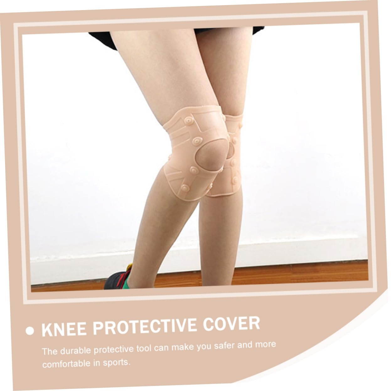 balacoo Knee Sleeve Magnet Sports Kneepad for Patella Stabilization for Running Football Basketball Cycling