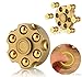 Umnodobn Alloy Metal Fidget Spinners Toy for Kids Adults- Cool Sensory Handheld Finger Hand Cube Spiner for Stress Relief, Desk Toys Gift for Office, Holiday Stocking Stuffer, Chirstmas Present Gold