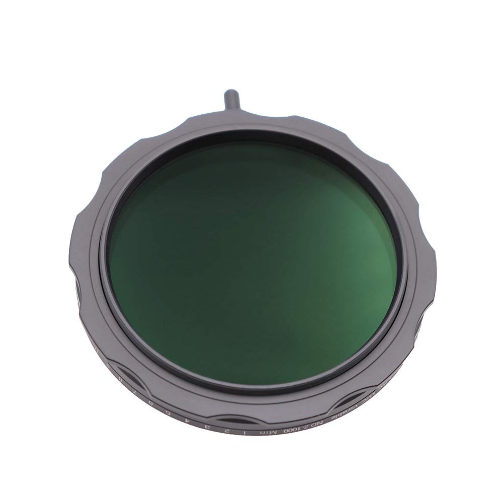 JONGSUN Filtr ND o zmiennej średnicy 77 mm, S-Pro MRC 16-warstwowe nanopowłoki, ponad 10-stopniowa regulacja ND2-ND1000, zestaw ściereczek do obiektywów, filtr neutralnej gęstości aparatu