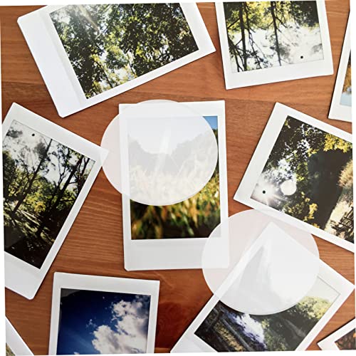 Corhad 8 Pcs Markers For Acrylic Craft Table Diy Picture Clear Flat Cm/Signs Crafting Frame Disc Base Art Panel Round Diameter Milestone Premium Thickness Cake Frames Projects Painting #TOP3