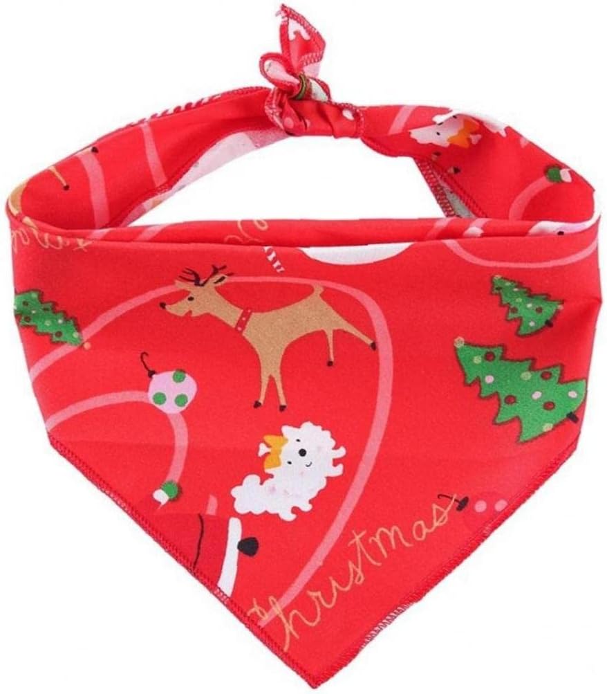 メリークリスマス 犬のスカーフ バンダナ 犬のクリスマス ペットのスカーフ ペットのバンダナ クリスマス