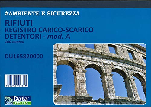 Rifiuti Registro Carico - Scarico Detentori Mod. A - 100 Moduli - F.To A4