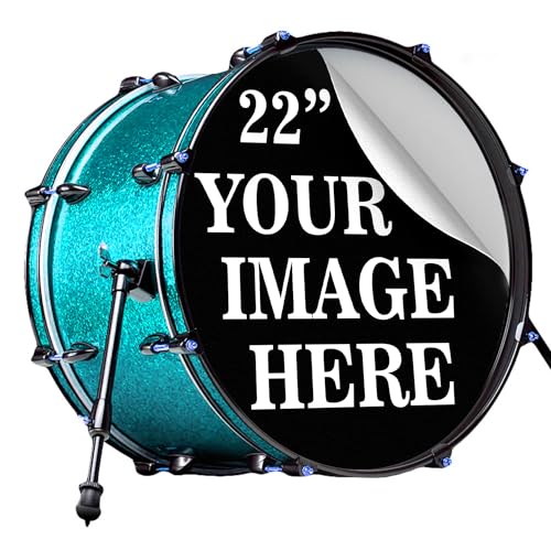 22 Inch Custom Bass Drum Decal Sticker Wrap