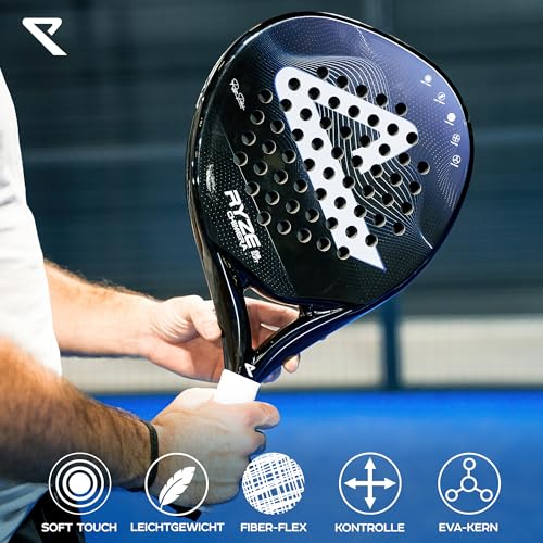 Padel-Schläger Ryze Chimera aus Kohlefaser und Fiberglas