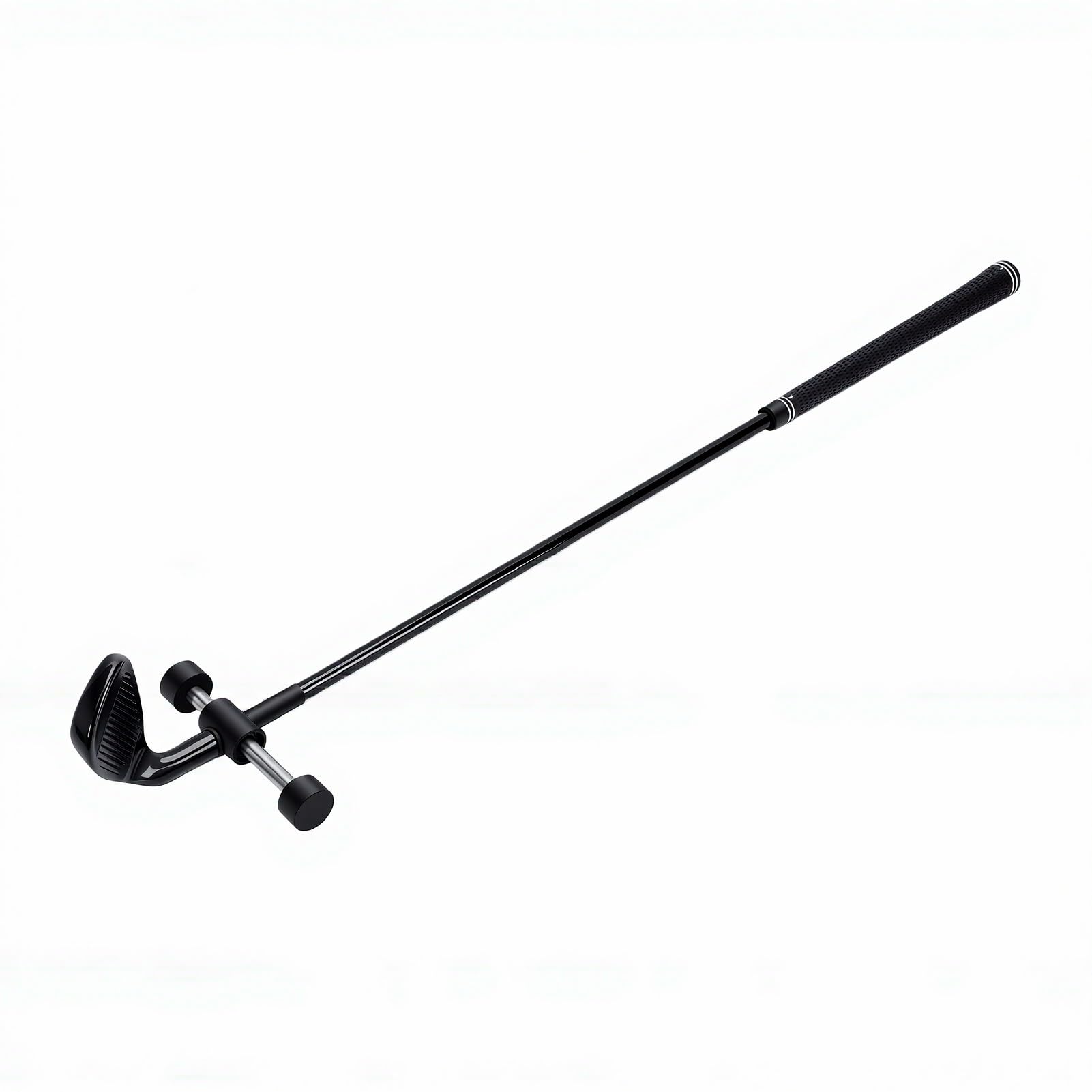 POENVFPO Entrenador de Velocidad de Swing de Golf, Herramienta de Práctica de Eje Flexible con Agarre Antideslizante y Retroalimentación de Sonido de Fuerza para Mano Izquierda Derecha