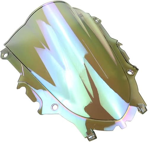 Miniatura 4 de Deflectores de viento de doble burbuja para motocicleta, parabrisas para Yamaha YZF R3 R25 2019 2020 (negro)