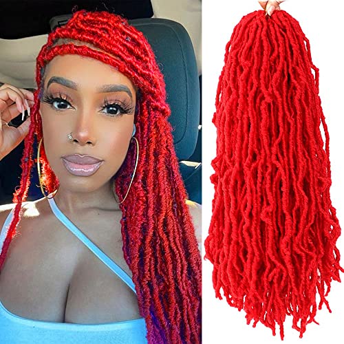 Soft Locs 18Inch Red By KEPBEAY
