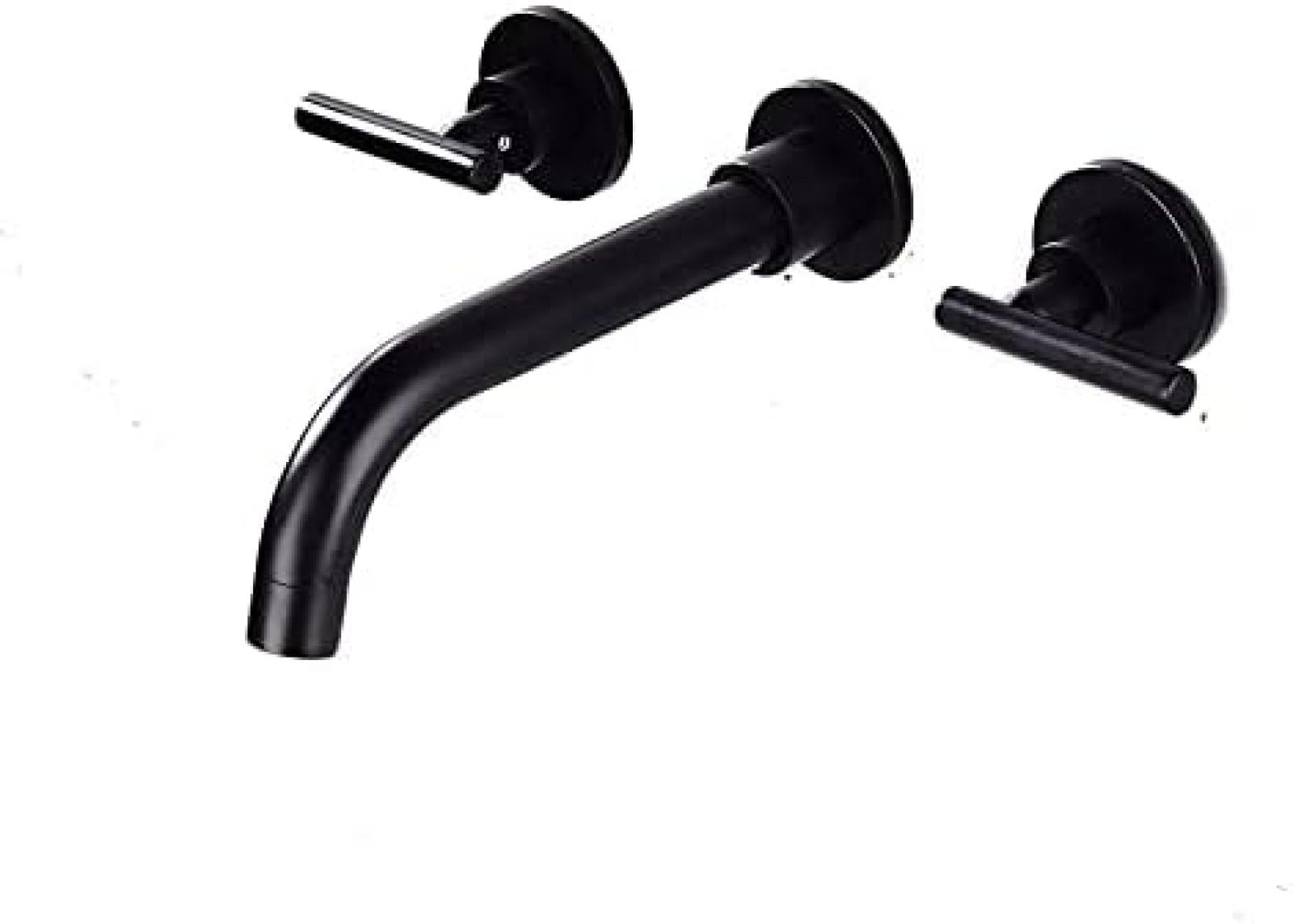 Mitigeur de baignoire mural avec bec rotatif orientable pour lavabo confort total