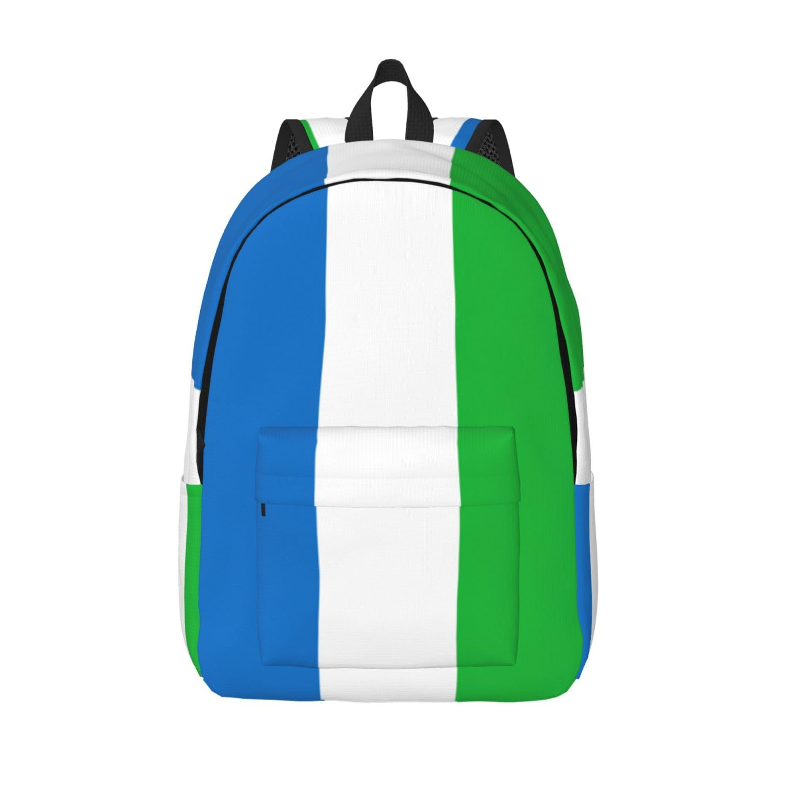 Sac à dos imprimé drapeau Sierra Leone WURTON en toile - 8