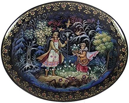 Russian Lacquer Box SNOWDROPS #3825