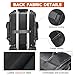 MATE ELAN Leather Backpack Waterproof Fit 15.6 Inch Laptop Vintage Drawstring Design Large Capacity Travel Sports Outdoor Casual Black Men Women College Backpack