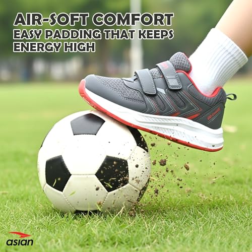 Image of ASIAN Adventure-04 D Velcro Shoes for Kids | Lightweight Sports Shoes for Boys & Girls with Easy Velcro Closure | Breathable Shoes with Strong Grip for Play, School
