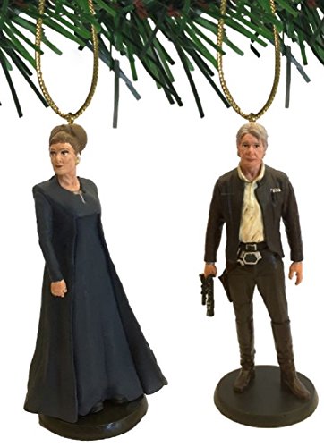 Charateristix Star Wars Force Awakens Han Solo & Leia 2pc Set