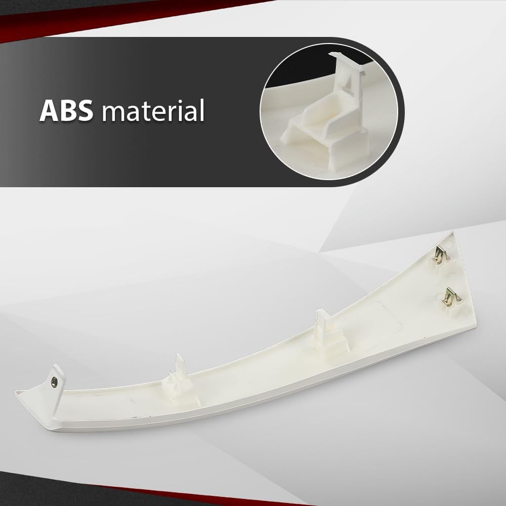 CROSSDESIGN Headlight Fillers Driving Headlamp Molding Panel Bezel Pair Compatible with Ram ProMaster 1500 2500 3500 Base 2014-2022 1ZT59ZZZAA CH1089103 1ZT60ZZZAA CH1088103