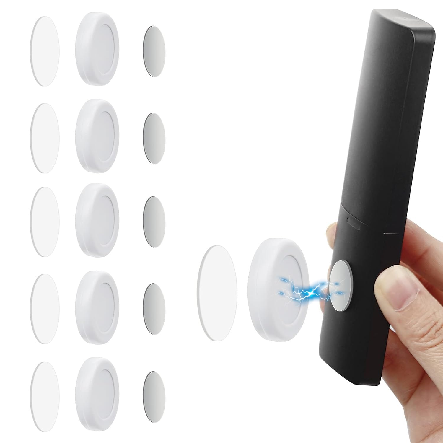 KICKZU 4 Pack Magnetic Remote Control Holder Wall Mount - Router Stand, Magnetic Wall Mount, Convenient and Stylish TV Remote Organizer for Home Office School Supply Storage,no Drilling, Strong Magnet (B0D56Q33WR) Amazon Price History, Amazon Price Tracker