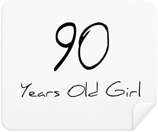 90 Years Old Girl Age Longevity Cleaning Cloth Screen Cleaner 2pcs Suede Fabric