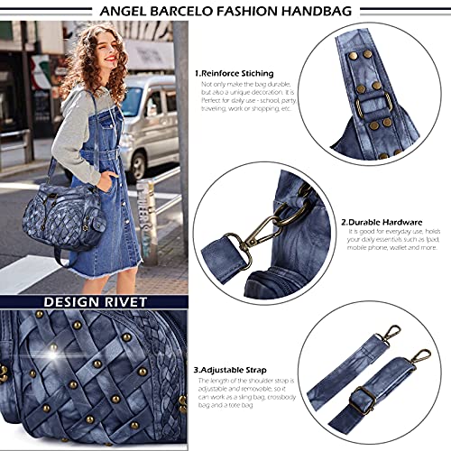 Image of Angel Barcelo Purses for Women Large Shoulder Bag Soft Hobo Bags for Women