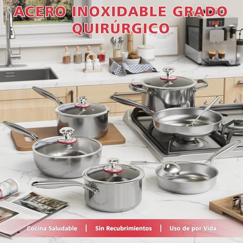 Opiniones y reviews de Bateria de cocina acero inoxidable para comprar online. 11 Imagen adicional