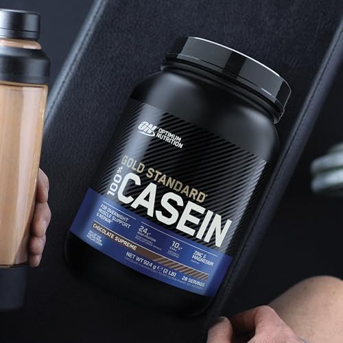 Image of Optimum Nutrition Gold Standard 100% Micellar Casein Protein Powder, Slow Digesting, Helps Keep You Full, Overnight Muscle Recovery, Cookies and Cream, 4 Pound (Packaging May Vary) (Pack of 4)