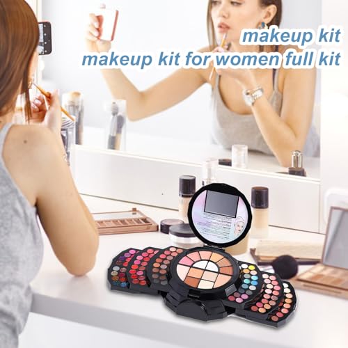 Kit de maquillage complet et palette 110 couleurs portable avec miroir