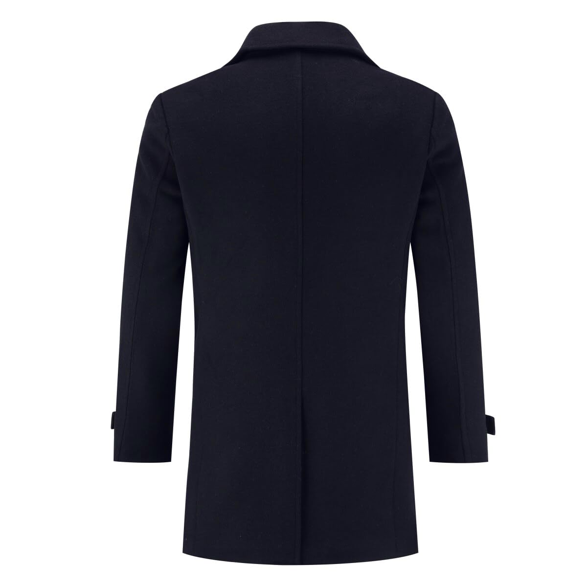 Allthemen Cappotto di Lana da Uomo Inverno Doppiopetto Coat Invernale di Media Lunghezza Caldo per Il Business