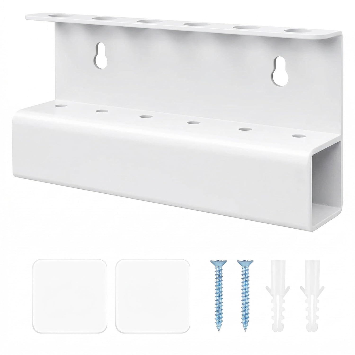 Tabanzhe Wall Mounted Darts Holder for 6 Darts,Acrylic Dart Rack Storage,Self-Adhesive or Screw Fixing,Space-Saving Dartboard Accessories for Home Game Room Bar(Clear)