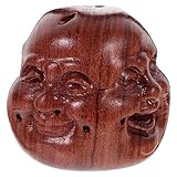 Holz-buddha-ornament – ​​jedes detail ist sorgfältig ausgearbeitet, sodass dieses holzhandwerksdekor eine hohe haltbarkeit und praktikabilität aufweist.