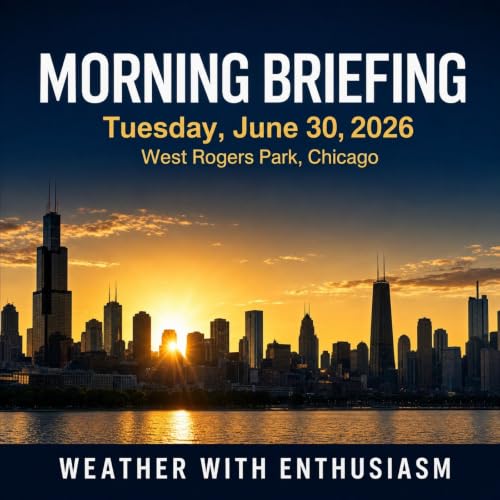 Morning Briefing &mdash; Tuesday, June 30, 2026 | Zmanim, NWS Chicago and More