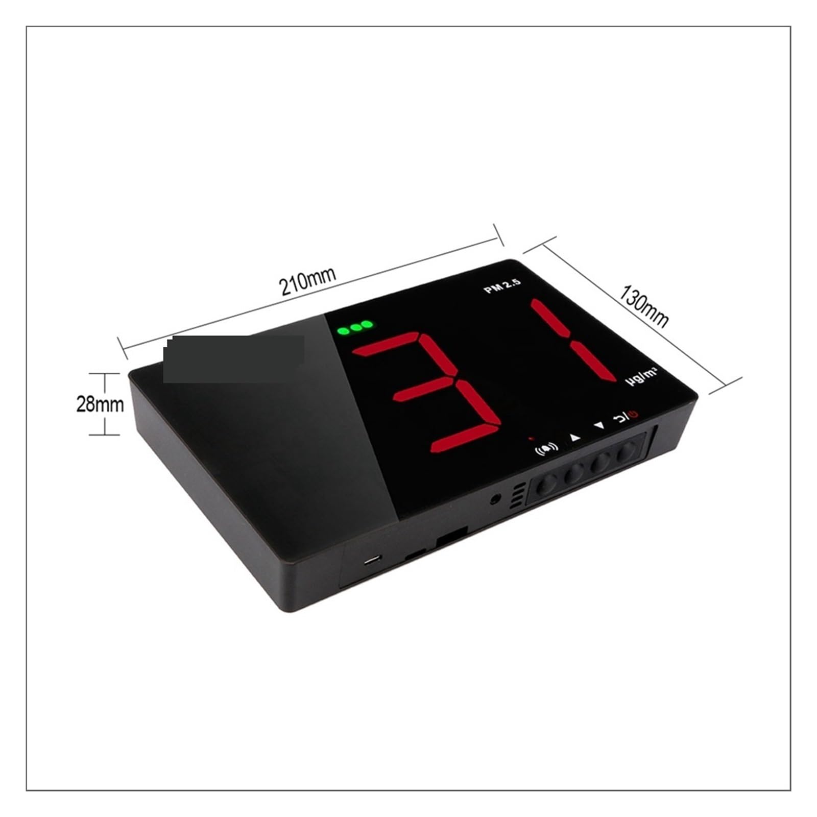 Monitor jakości powietrza, Analizatory gazu Detektor Monitor jakości powietrza PM2.5 na ścianie Miernik CO2 Czujnik PM 2. Combustible Smart Sensor do domu