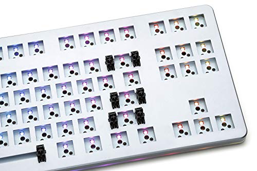 Drop Ctrl Mechanical Keyboard — Tenkeyless Tkl (87 Key) Gaming Keyboard, Hot-Swap Switches, Programmable Macros, Rgb Led Backlighting, Usb-C, Doubleshot Pbt, Aluminum Frame (Barebones, Gray) #TOP4