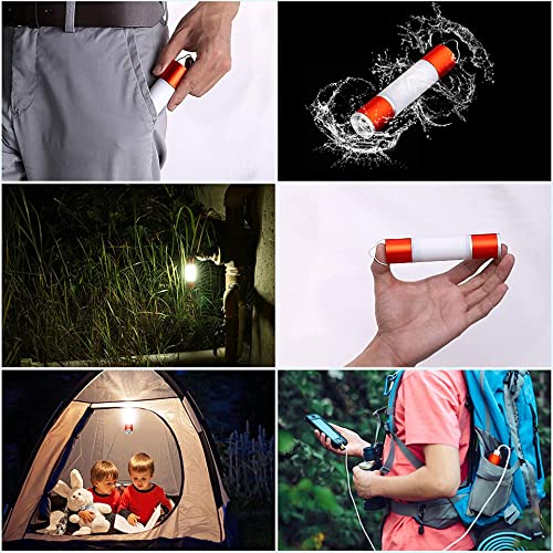 JXE JXO ミニ ledランタン ミニマライト ランタン led 充電式 ランタン Led 充電式ランキング 懐中電灯 モバイルバッテリー キャンプライト アウトドア キャンプ用品 PSE認定済（朱色） 6枚目