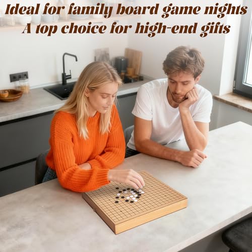 Juego de mesa Go tradicional de madera de 12 pulgadas miniatura 7