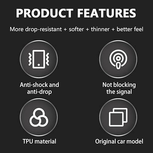 Miniatura 6 de Para Volvo XC90 XC60 XC40 S60 S90 V90 V60 Funda de llavero de coche TPU Smart Key Case Protección Shell Accesorios (tipo A) Blanco