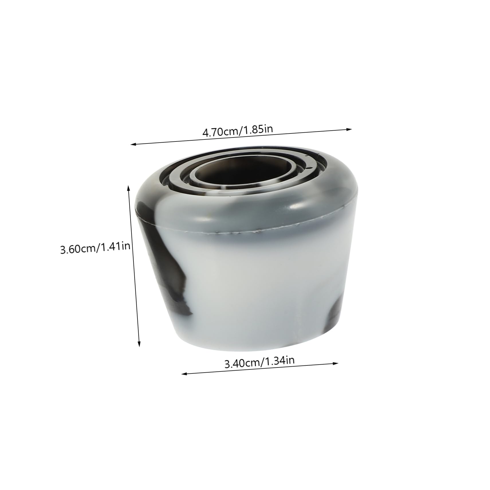 BESPORTBLE 3sets Freno per Pattini Rotelle Tappi per Punta Regolabili Pu Antiscivolo Accessori per Pattinaggio Resistente e Leggero Compatibile con Pattini Ruote Confezione Completa con Viti
