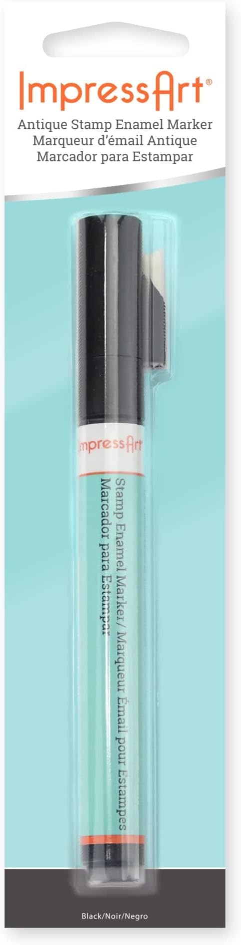 ImpressArt Stamp Enamel, Darkens Stamped Impressions, 1.1 Ounce Bottle