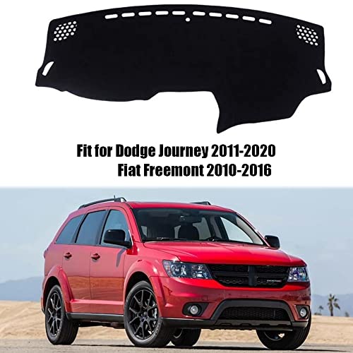 Rifoda Dash Board Cover Fit For Dodge Journey 2011-2020 Flat Freemont 2010-2016 Dashboard Cover Mat Non-Slip Pad Carpet Sunshield Protector (Black Edge) #TOP1