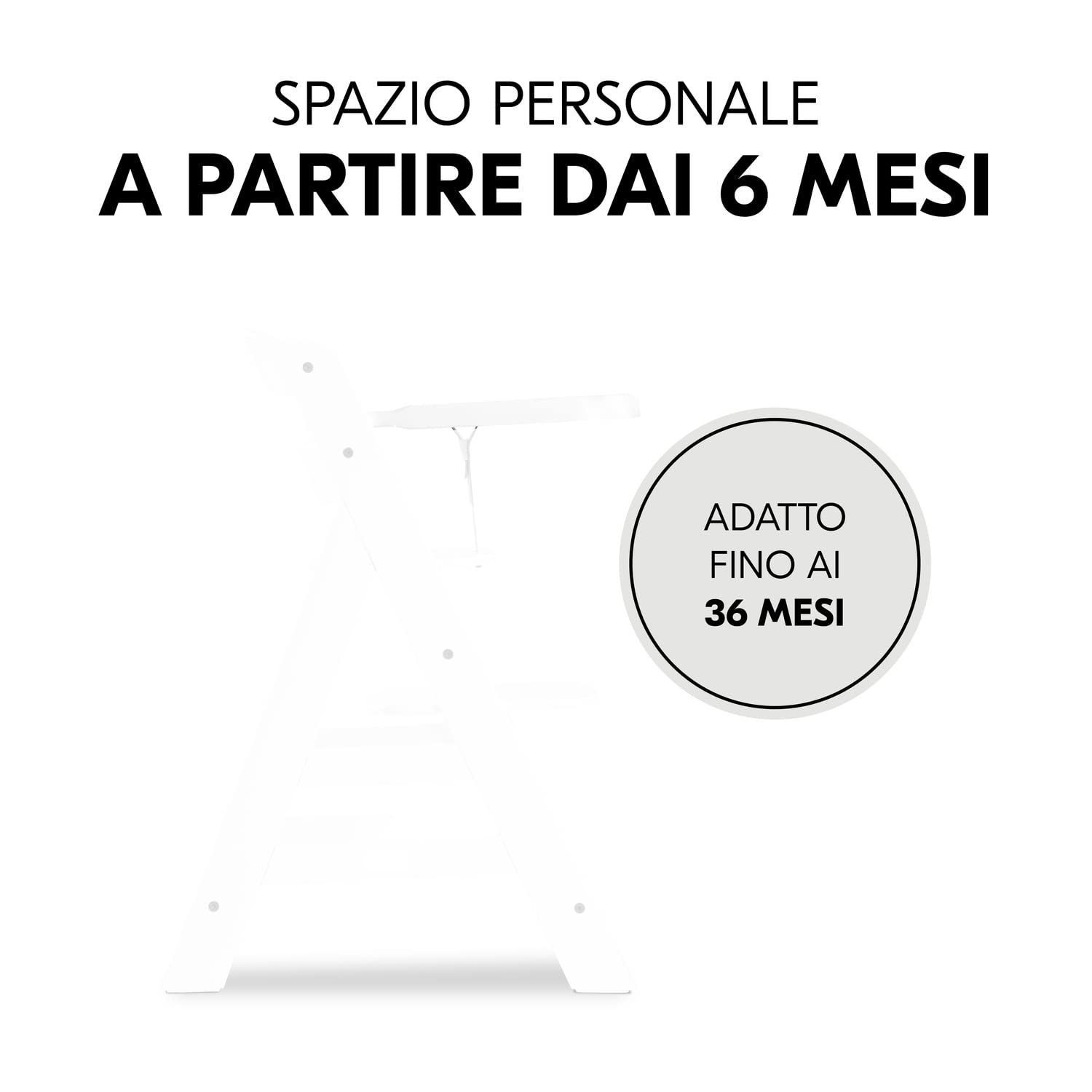 hauck Vassoio Seggiolone Alpha Wooden Tray - Vassoio in Legno di Faggio Cert. FSC, per Seggiolone Pappa Alpha+ e Beta+, Bordo Rialzato - (Bianco)
